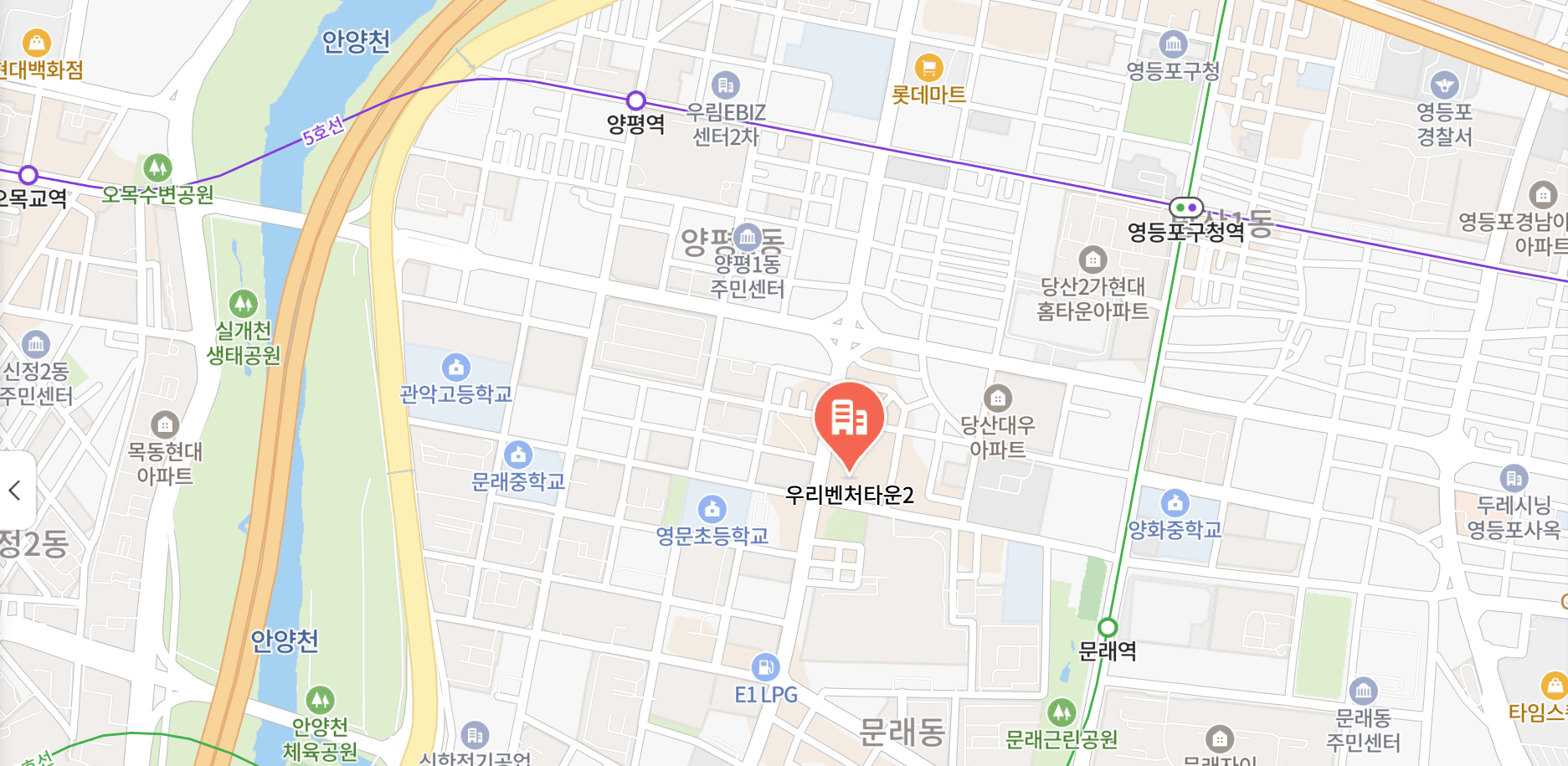 주식회사 지산스퀘어 & 스퀘어부동산 지도