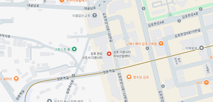 지산스퀘어 지도