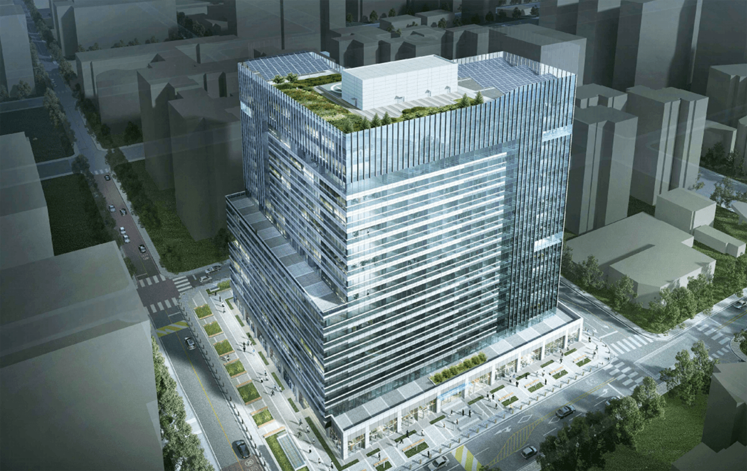 문래SKV1center 건물 전경
